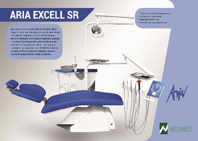 Imagine Unit ( scaun ) Stomatologic NEOMED ARIA EXCELL SR, pe jos